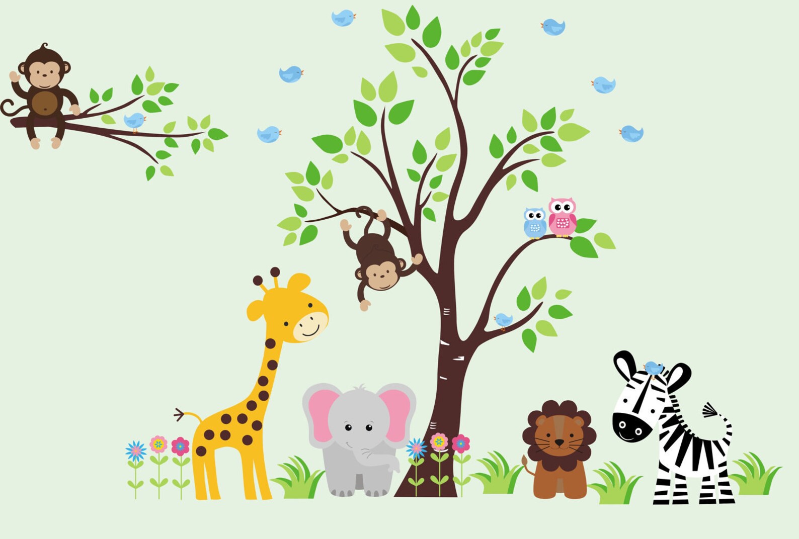 Nursery Wall Decals Kids Room Decals Children's Room Etsy