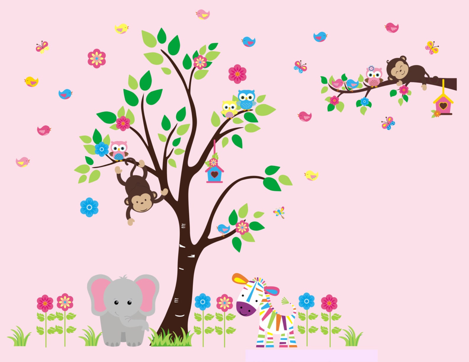 Girls Nursery Wall Decor Nursery Wall Art Pink Nursery Etsy