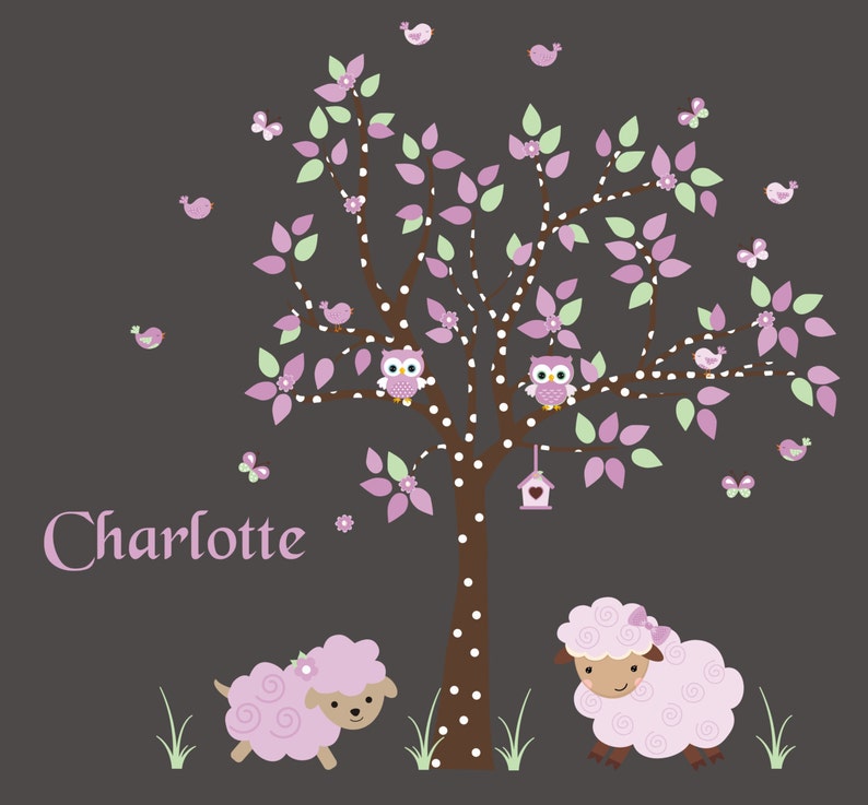 Farm Animal Wall Decals Nursery Wall Art Farm and County Etsy