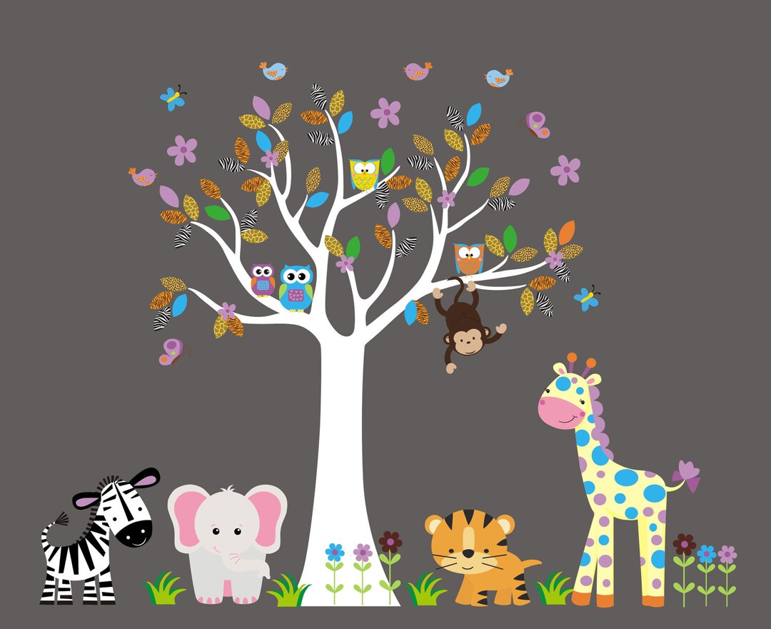 Girls Nursery Wall Decals Girls Room Stickers Pink Wall Etsy España