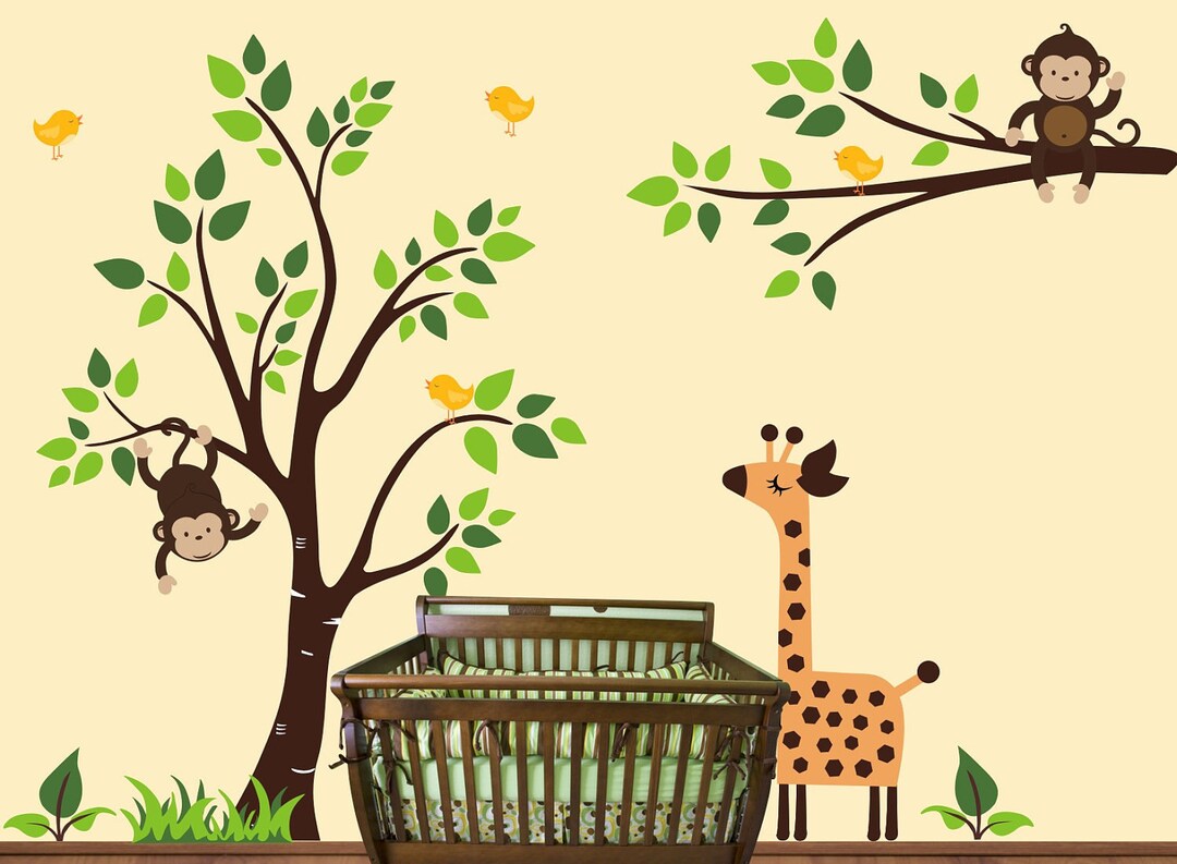 Nursery Print Nursery Room Decor Nursery Wall Decals Baby Room Stickers