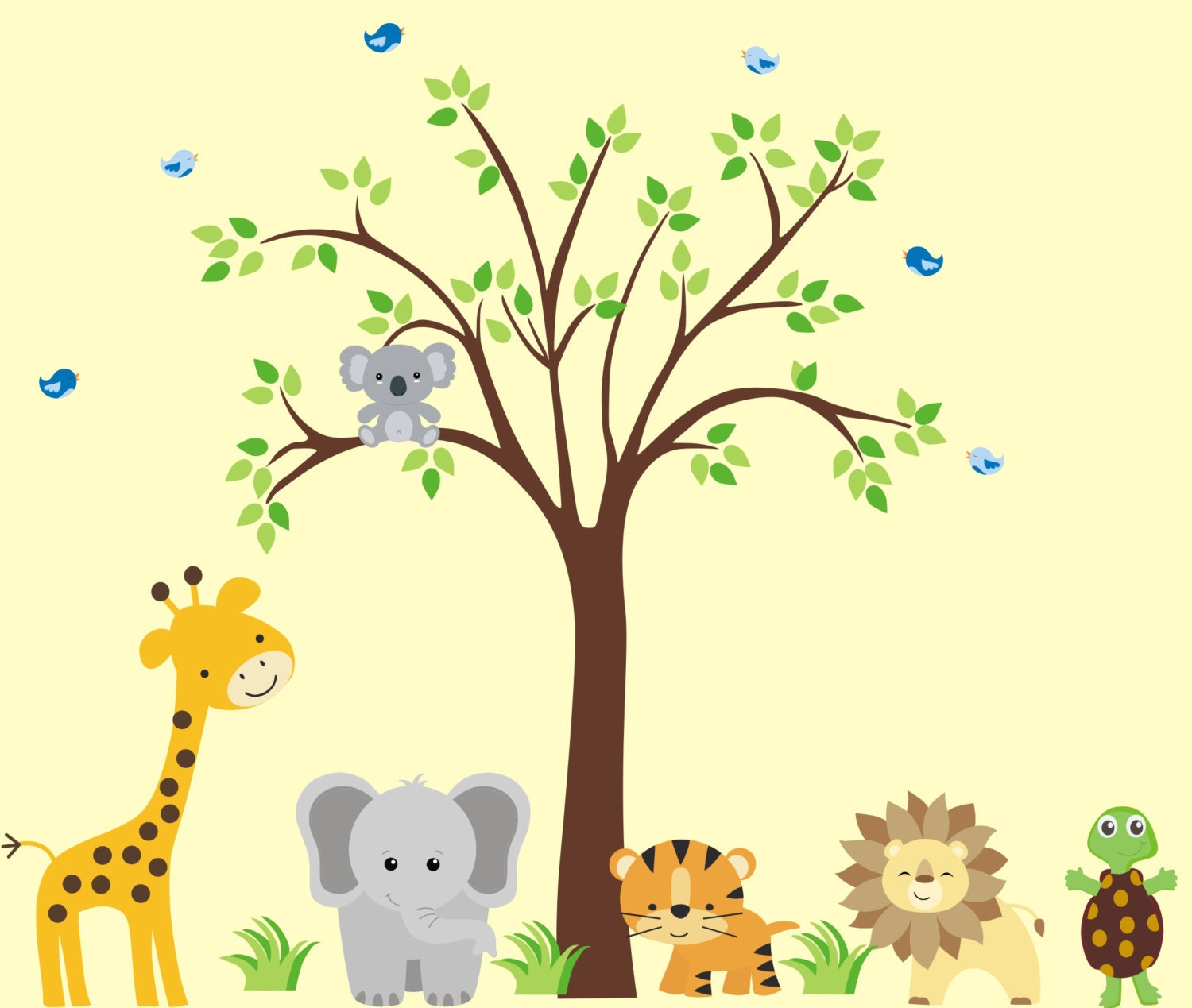 Removable and Reusable Wall Decals Baby Nursery Decals Etsy