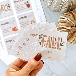 Printable Fall Diffuser Blend Recipe Cards | Download + Print