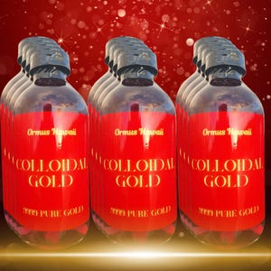 Colloidal Gold Elixir Intuition Insight Bulk 12 Pack 8oz Bottles