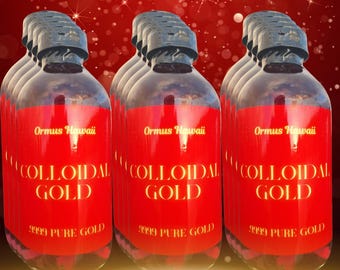 Colloidal Gold Elixir Intuition Insight Bulk 12 Pack 8oz Bottles