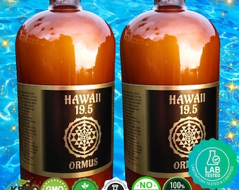 Ormus Monoatomic Gold Elixir: Hawaii 19.5, Lab Tested (2 Pack 32oz)