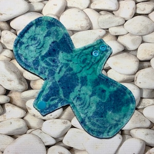 Made To Order Cloth Pad ~ OBV Topped ~ - Reusable Cloth Pad ~ Cloth Menstrual Pad ~ You Choose Size & Absorbency ~ Organic Bamboo Velour Pad