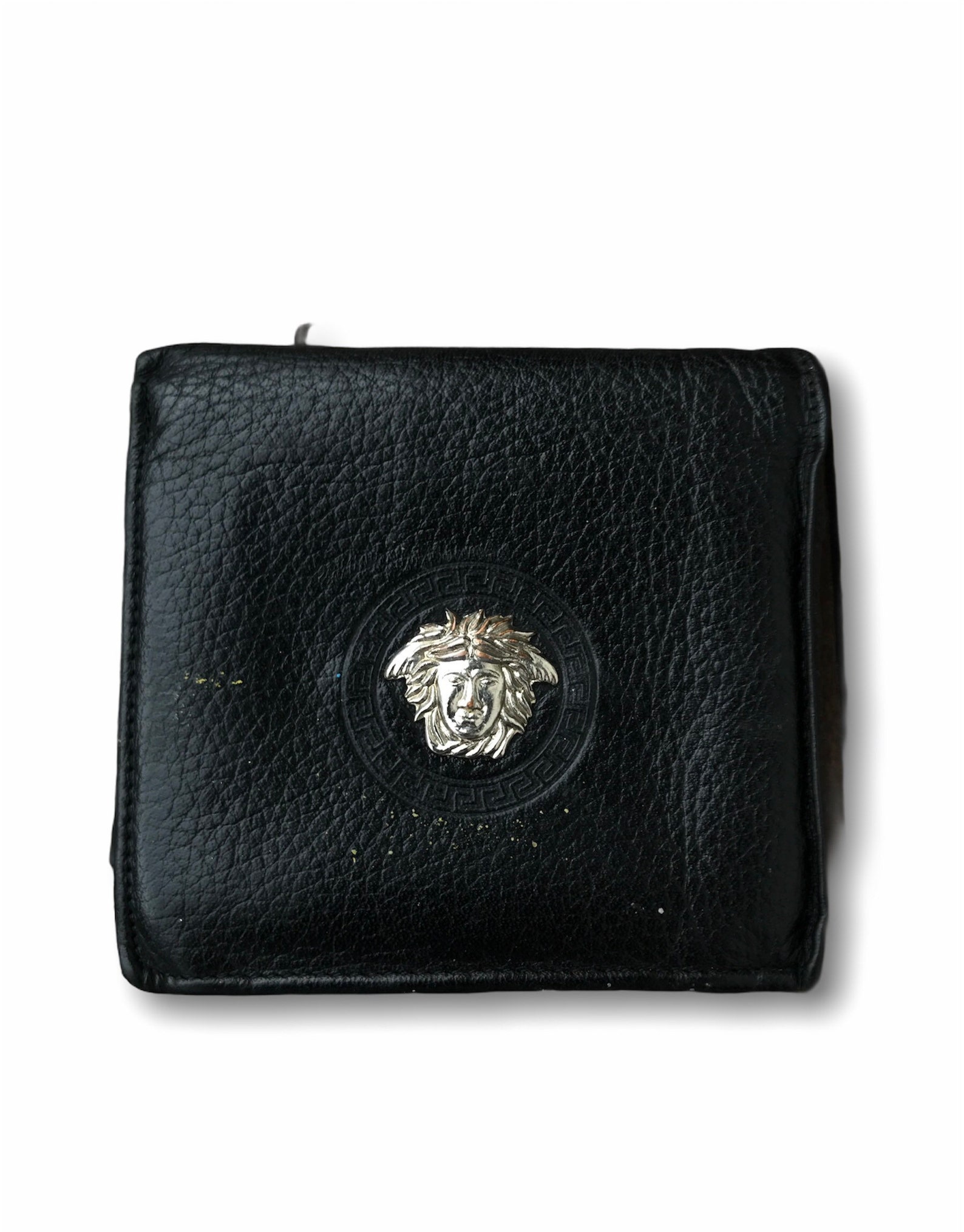 Versace Wallet Men Gianni Versace Medusa Logo Black Wallet Etsy India