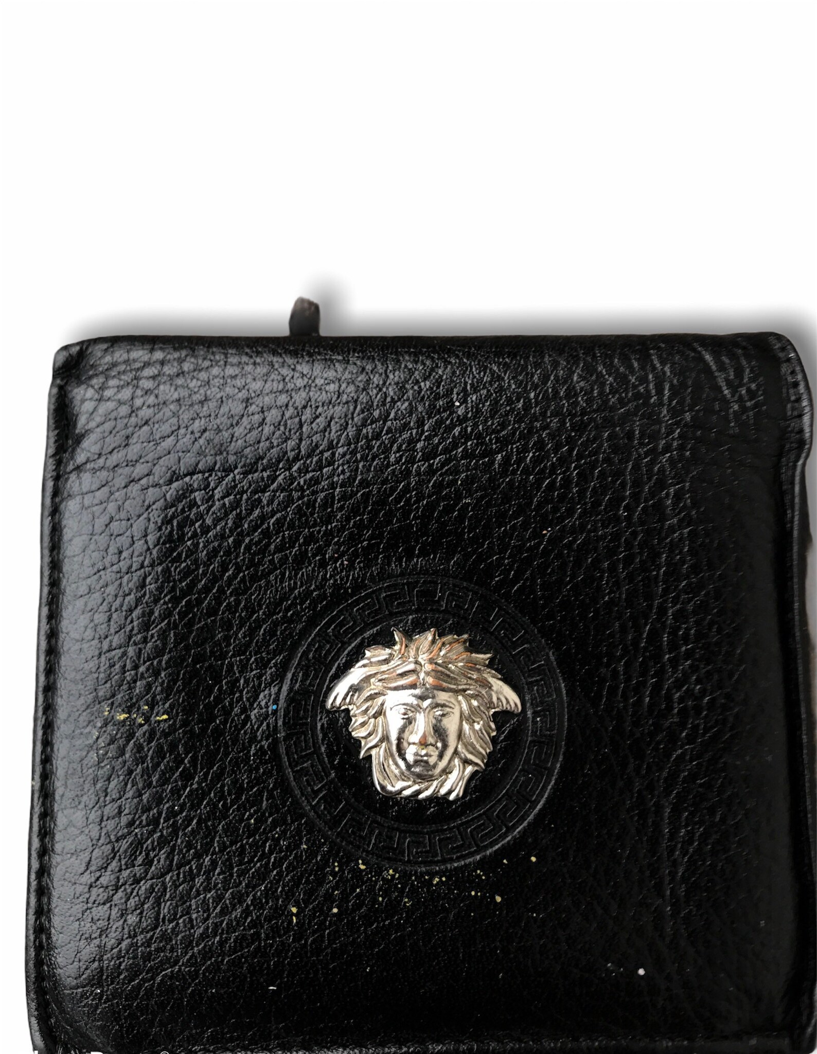Versace Wallet Men Gianni Versace Medusa Logo Black Wallet Etsy India