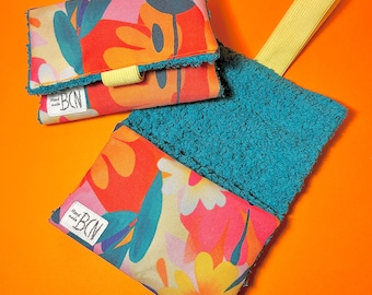 Borsa porta sapone doppia impermeabile, borsa porta sapone sostenibile fatta a mano e appesa, borsa da viaggio per sapone solido e shampoo solido