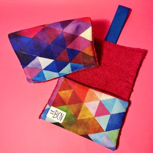 Double waterproof soap bag, handmade sustainable hanging soap bag, travel bag for solid soap plus solid shampoo