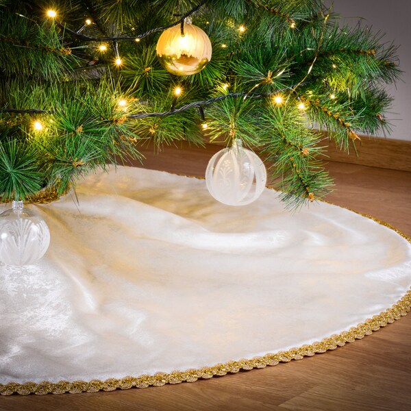 Gold Tree Skirt Etsy