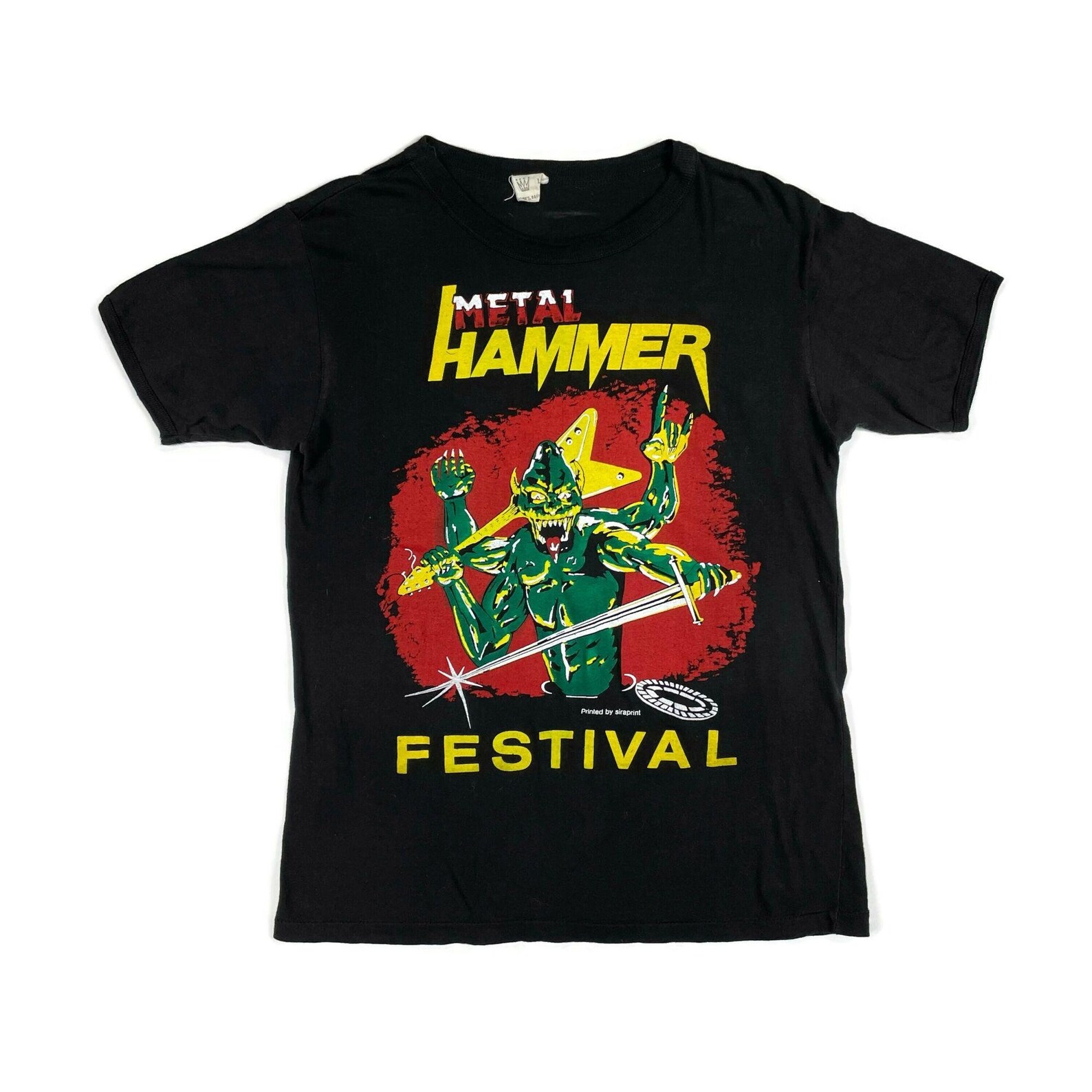 Vintage 1985 Metal Hammer Festival Tshirt Etsy