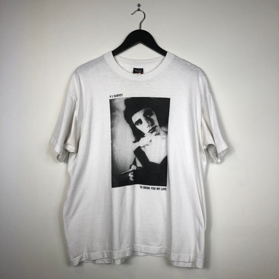 Vtg 90s PJ Harvey “To Bring You My Love” T-shirt