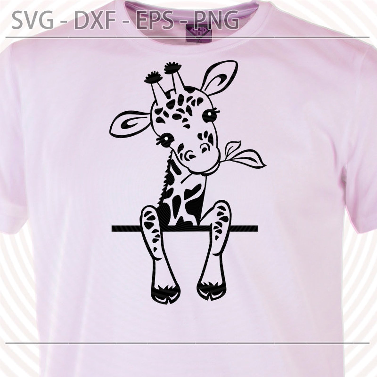 Giraffe Svg Giraffe Dxf Cute Giraffe Peekaboo Svg Funny | Etsy