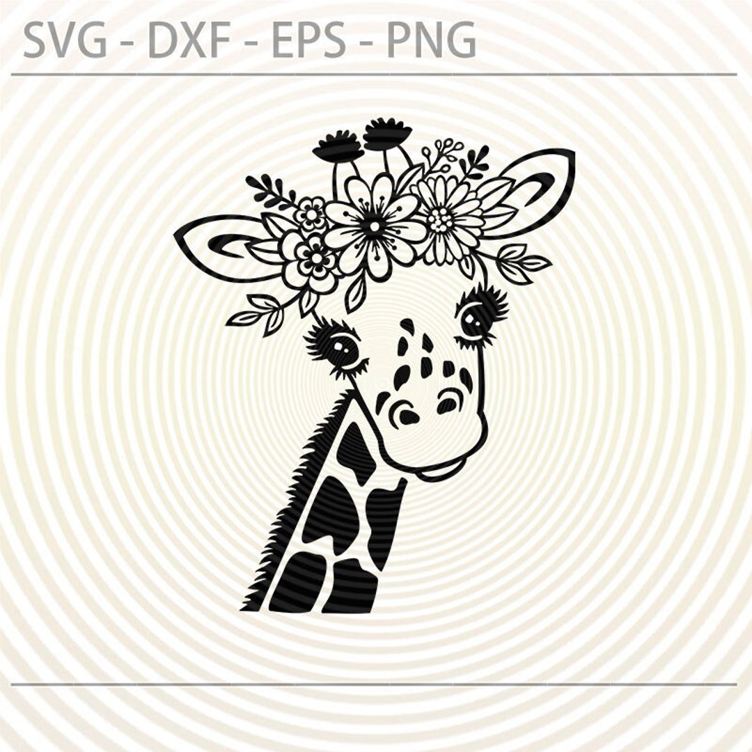 Giraffe Svg Giraffe Dxf Cute Funny Giraffe Svg Animals Svg Silhouette