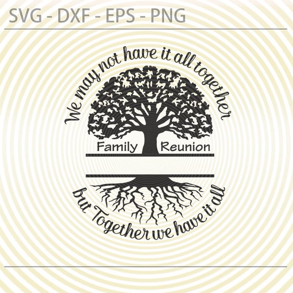 Family Reunion Tree Svg Family Reunion Tree Svg Custom Etsy