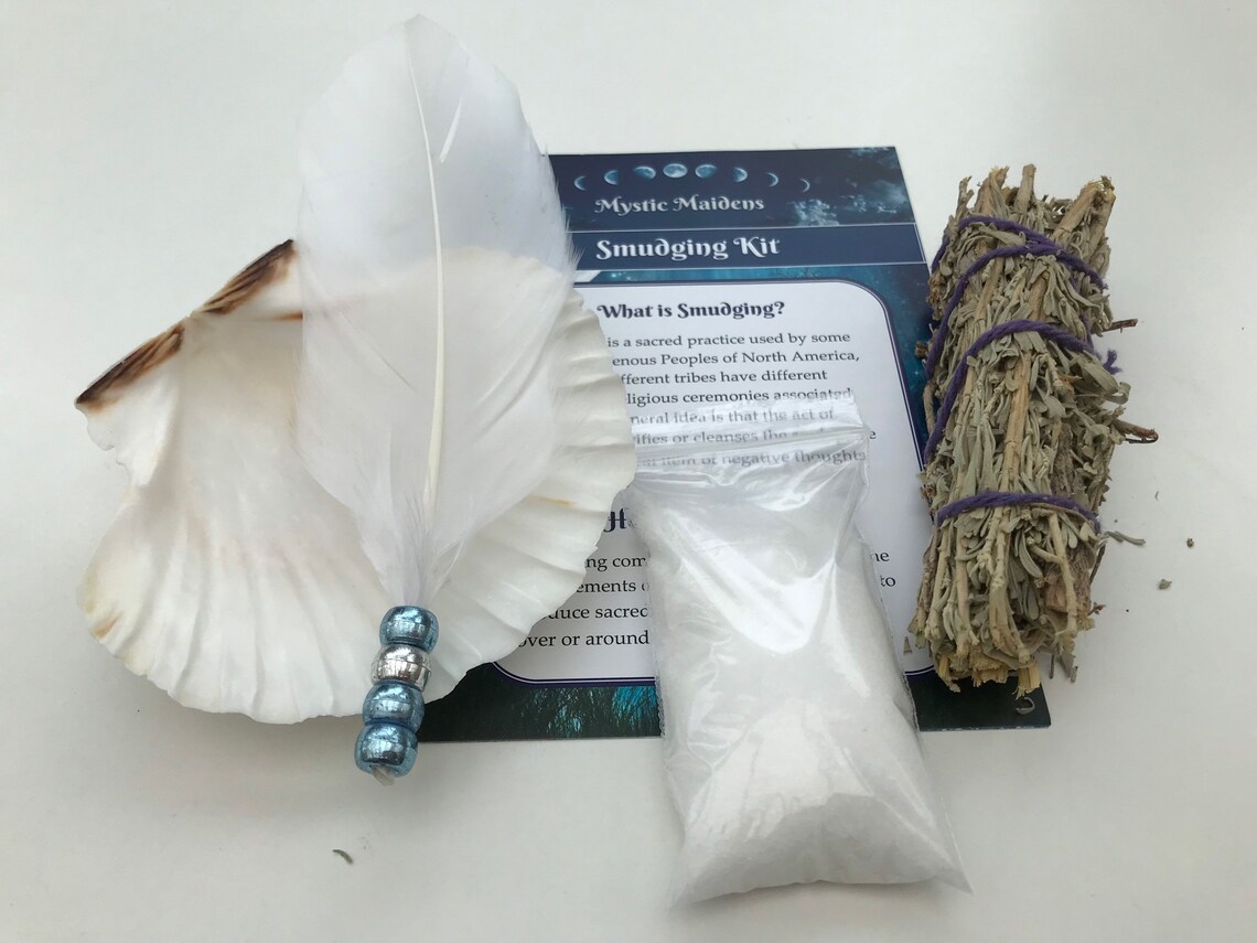 Complete Smudge Kit cleansing clearing smudging energy Etsy