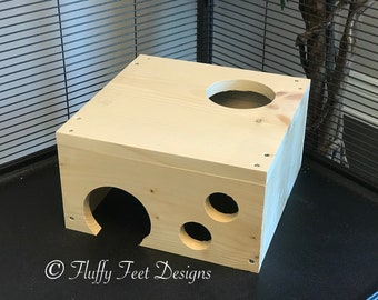 Kiln Dried Pine Chinchilla Wood Play House