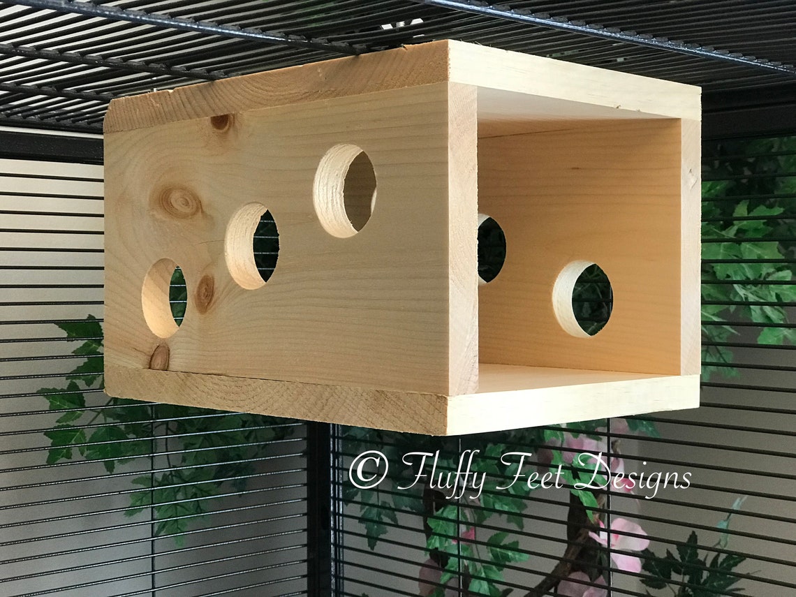 Kiln Dried Pine Chinchilla Wood PEEK A BOO Tunnel Mounting Etsy