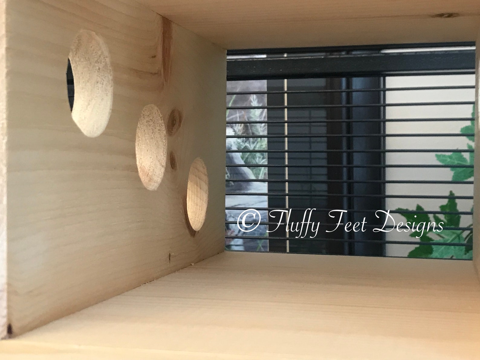 Kiln Dried Pine Chinchilla Wood PEEK A BOO Tunnel Mounting Etsy