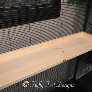 Kiln Dried Pine Chinchilla Ledge, 35 x 9 inches (fits critter and ferret nation cages)