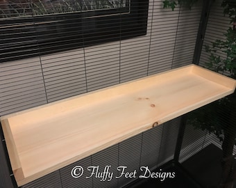 Kiln Dried Pine Chinchilla Ledge, 35 x 9 inches (fits critter and ferret nation cages)