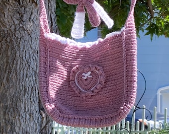 Babydoll Mini Tote Bag Crochet Pattern PDF