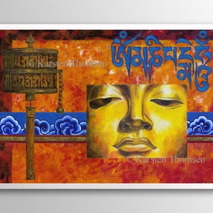 Tibetan Prayer | Buddhist Art Print