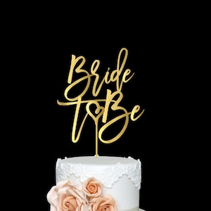 BrautSchmuck Braut to Be Cake Topper VerlobungSparty BrautParty Duschkuchen Torten topper Junggesellinnenabzeichen