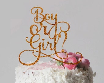 Baby Shower Cake Toppers Boy or Girl Cake Topper Gender Reveal Cake Topper Baby Shower Decor New Baby Cake Topper