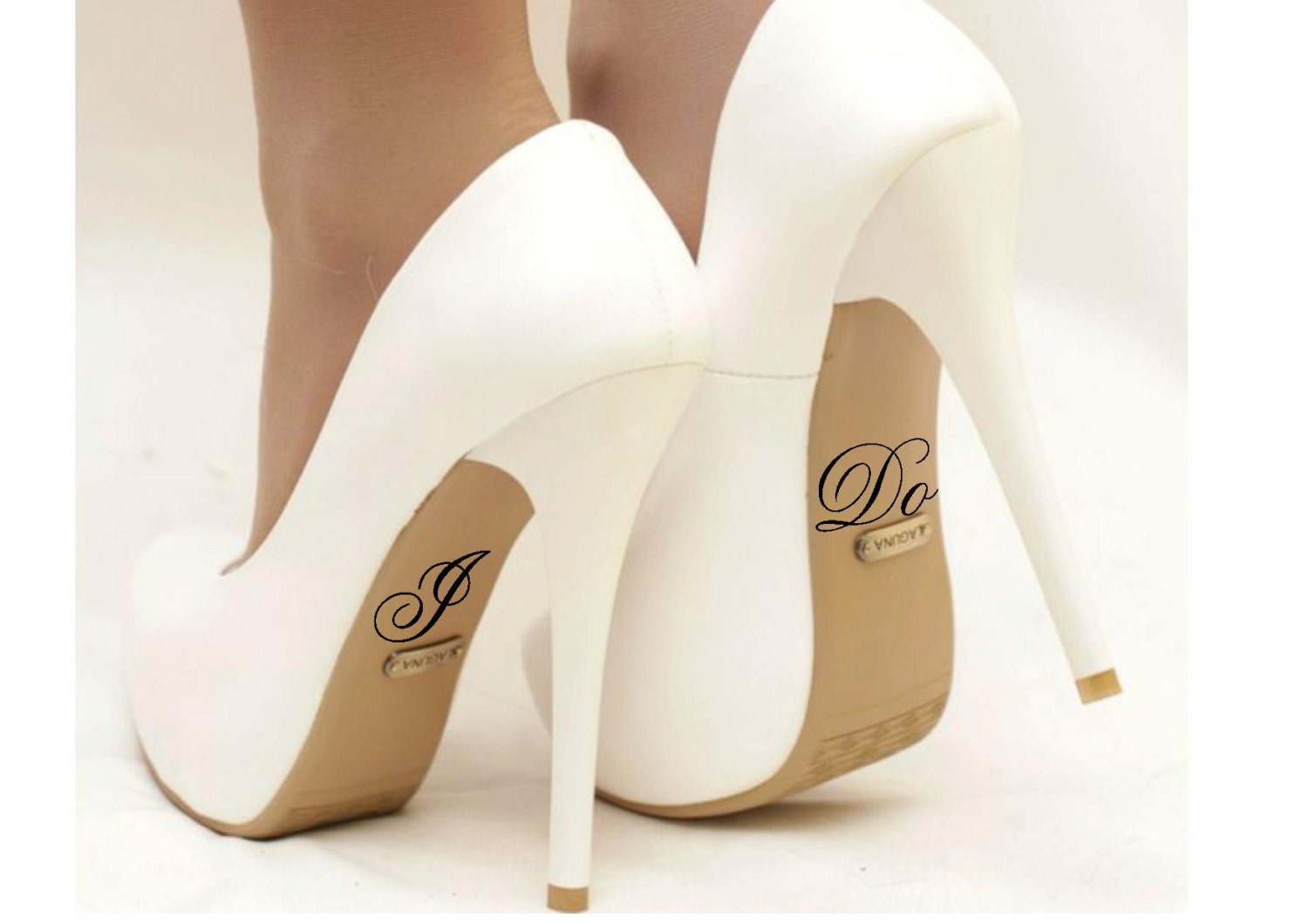 Hochzeit Schuh Aufkleber Schuh Aufkleber ich tun und mich zu Etsy
