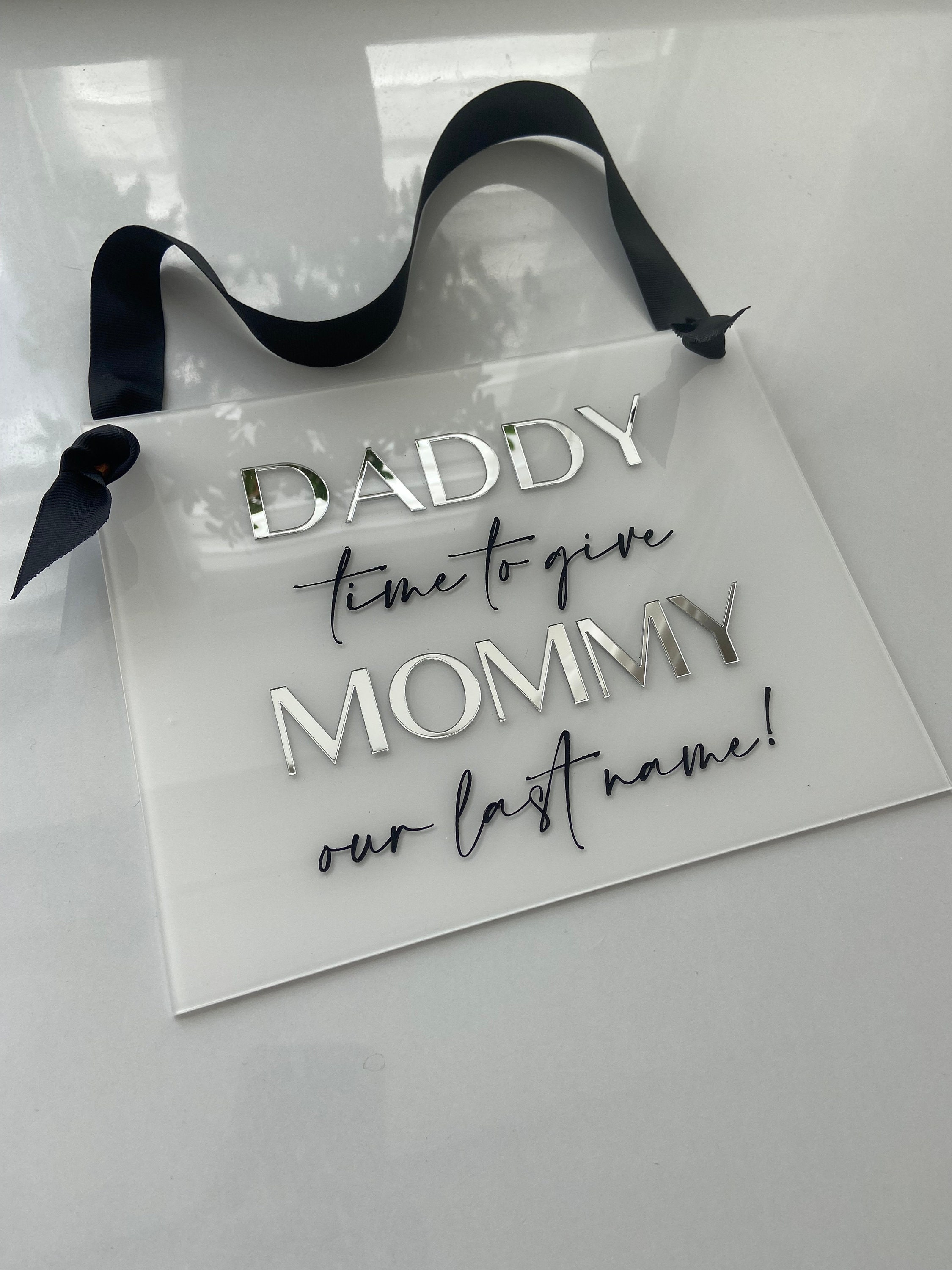 Daddy Are You Ready, Here Comes Mommy, Set Of 2 Wood