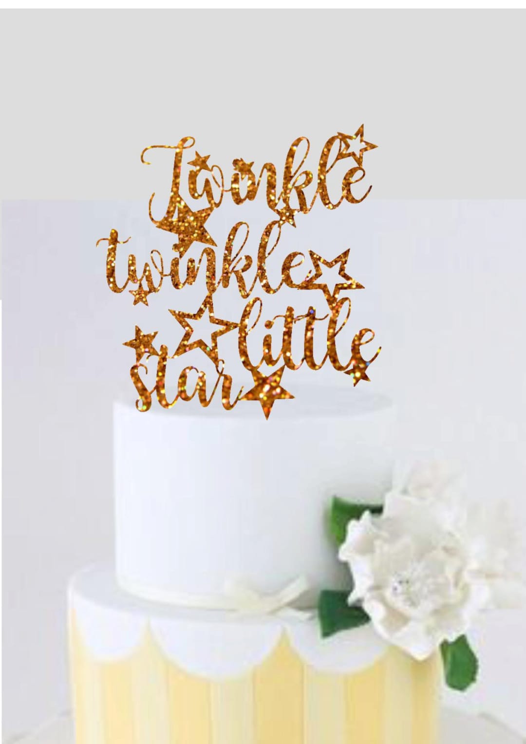 Twinkle Twinkle Little Star Cake Topper Birthday Party Baby Shower Cake ...