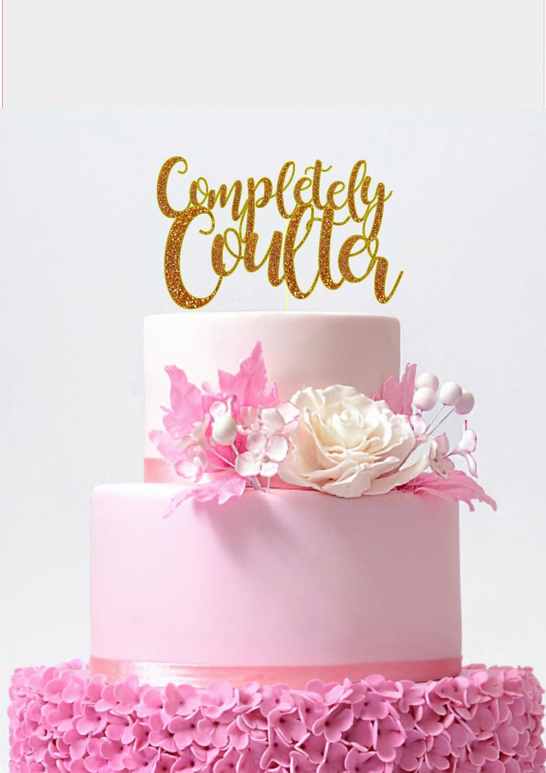 Personalized Wedding Cake Topper Custom Last Name Cake Topper Wedding Cake Topper Personalized Name Cake Topper Bridal Shower Cake Topper image 1