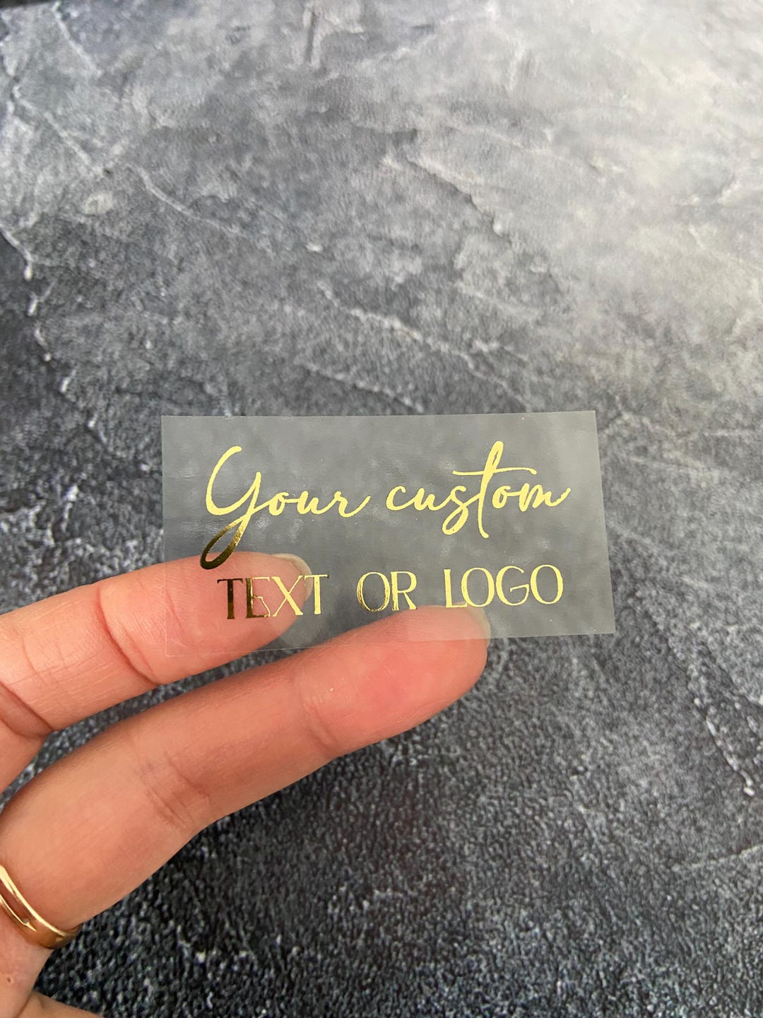 Custom Foil Stickers Personalized Logo Labels Made to Order for Small ...