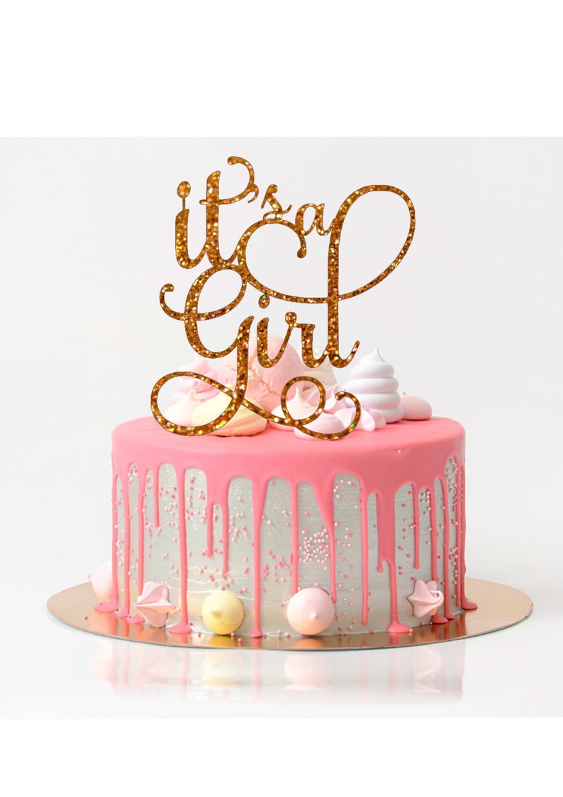 It S A Girl Cake Topper Baby Shower Cake Topper Baby Etsy It S A Girl Cake Topper Baby Shower Cake Topper Baby Etsy