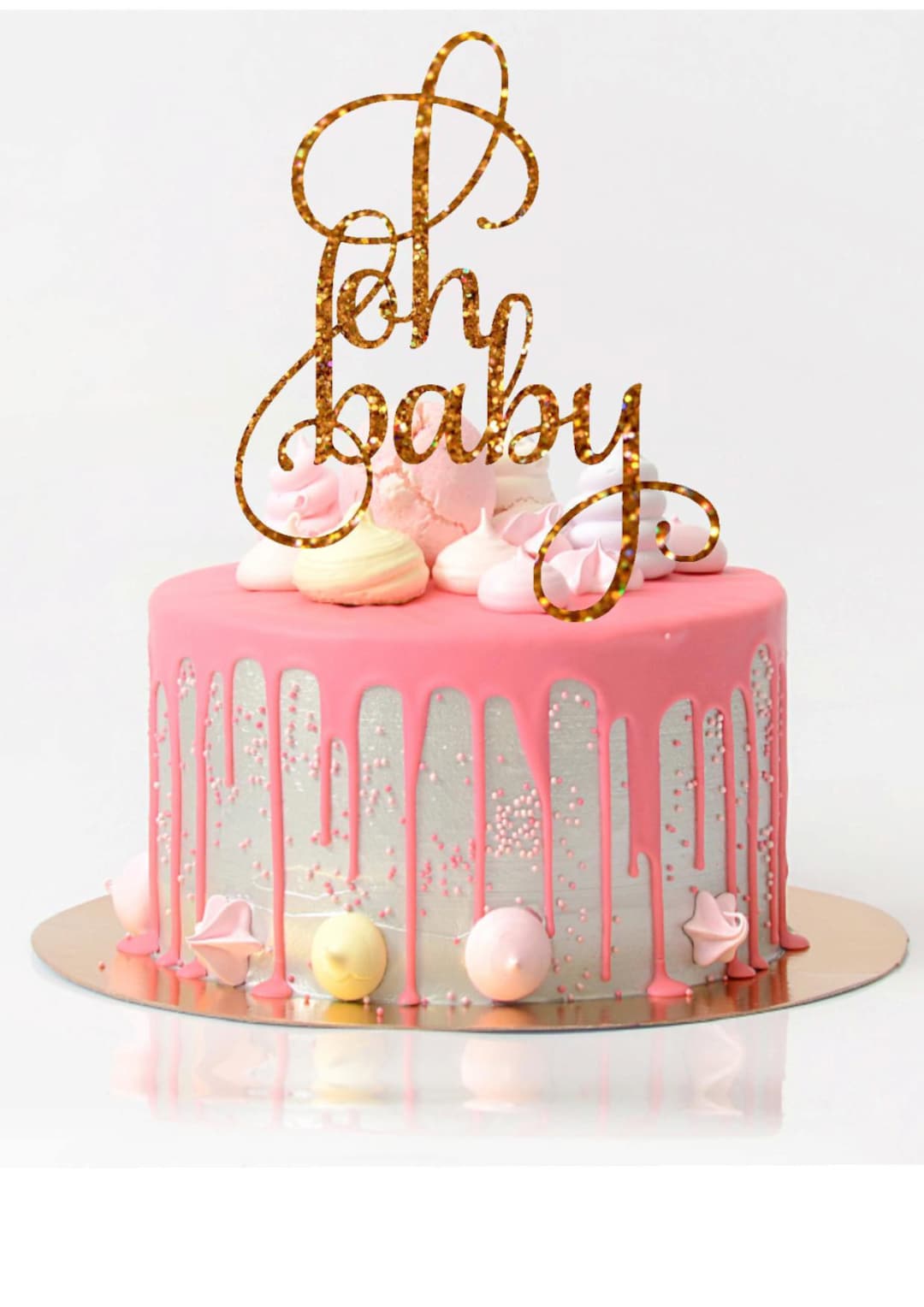 Baby Shower Cake Topper Oh Baby Cake Topper Baby Shower Decorations — free download