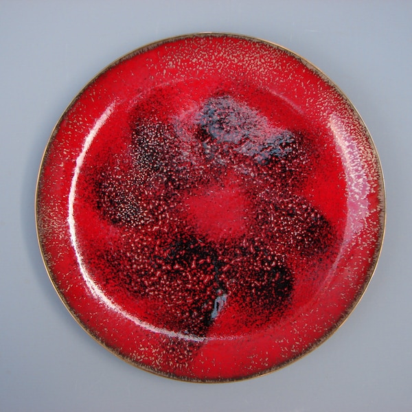 Enamel Copper Plate Etsy