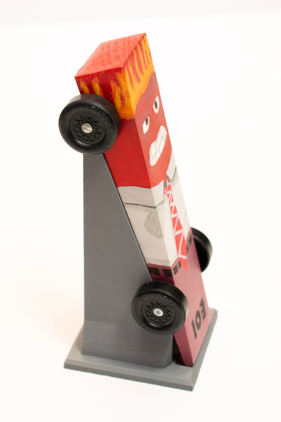 Downloadable 3D Printable Pinewood Derby Car Stand Vertical Etsy