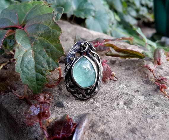 Fluorite Crystal Ring 2024 www.alhudapk