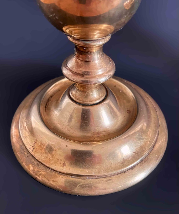 American country brass candlestick 1