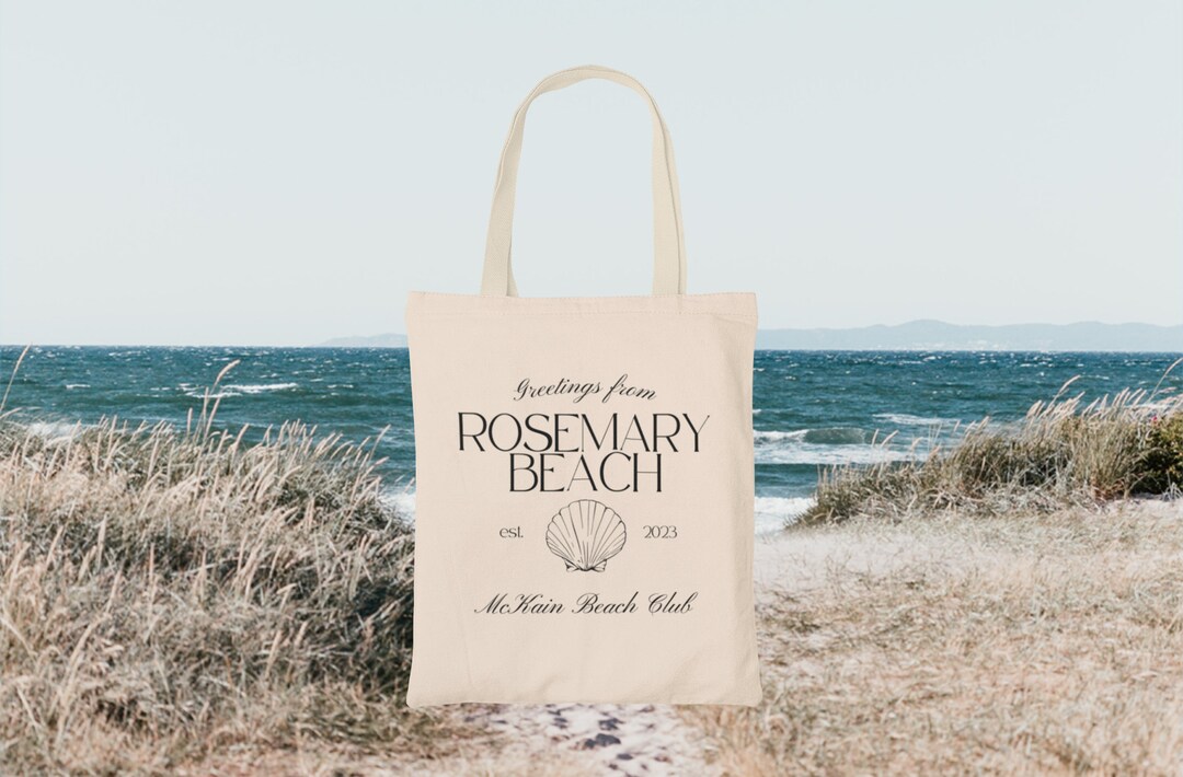 Greetings From Rosemary Beach // Custom Bachelorette Beach Club Merch