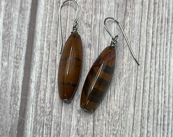 Leanne Tiger Iron earrings
