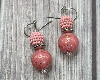 Rosy - Pink earrings