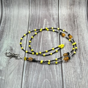 Marissa - bee lanyard