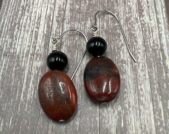 Yvonne - Onyx earrings