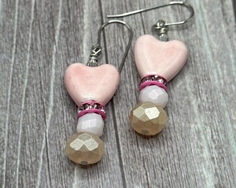 Cynthia - Pink earrings