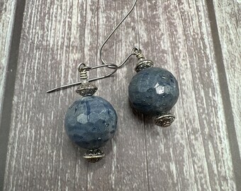 Morgan - Blue Sponge Coral earrings