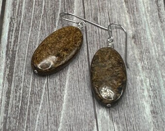 Adrianna Bronzite earrings